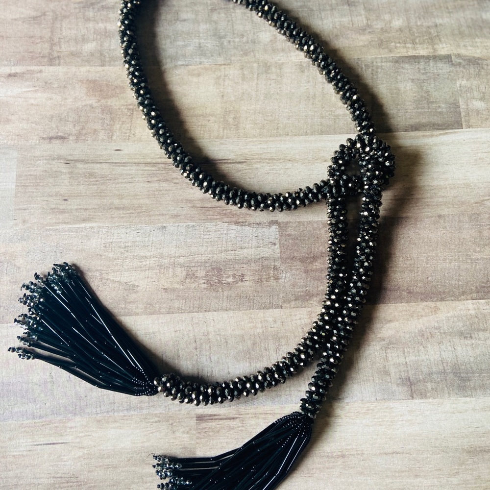Unbelievably beautiful beaded rope necklace!